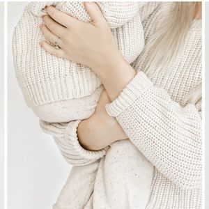 OAT Co. mommy & me Chunky Sprinkle Knit Sweaters